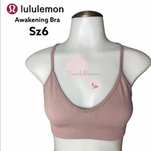 Lululemon Awakening Taryn Toomey sports bra Sz6
